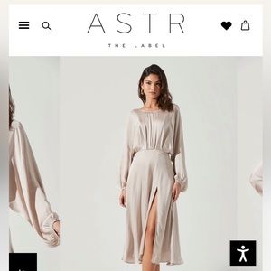 ASTR the label MARIN DOLMAN SLEEVE MIDI DRESS